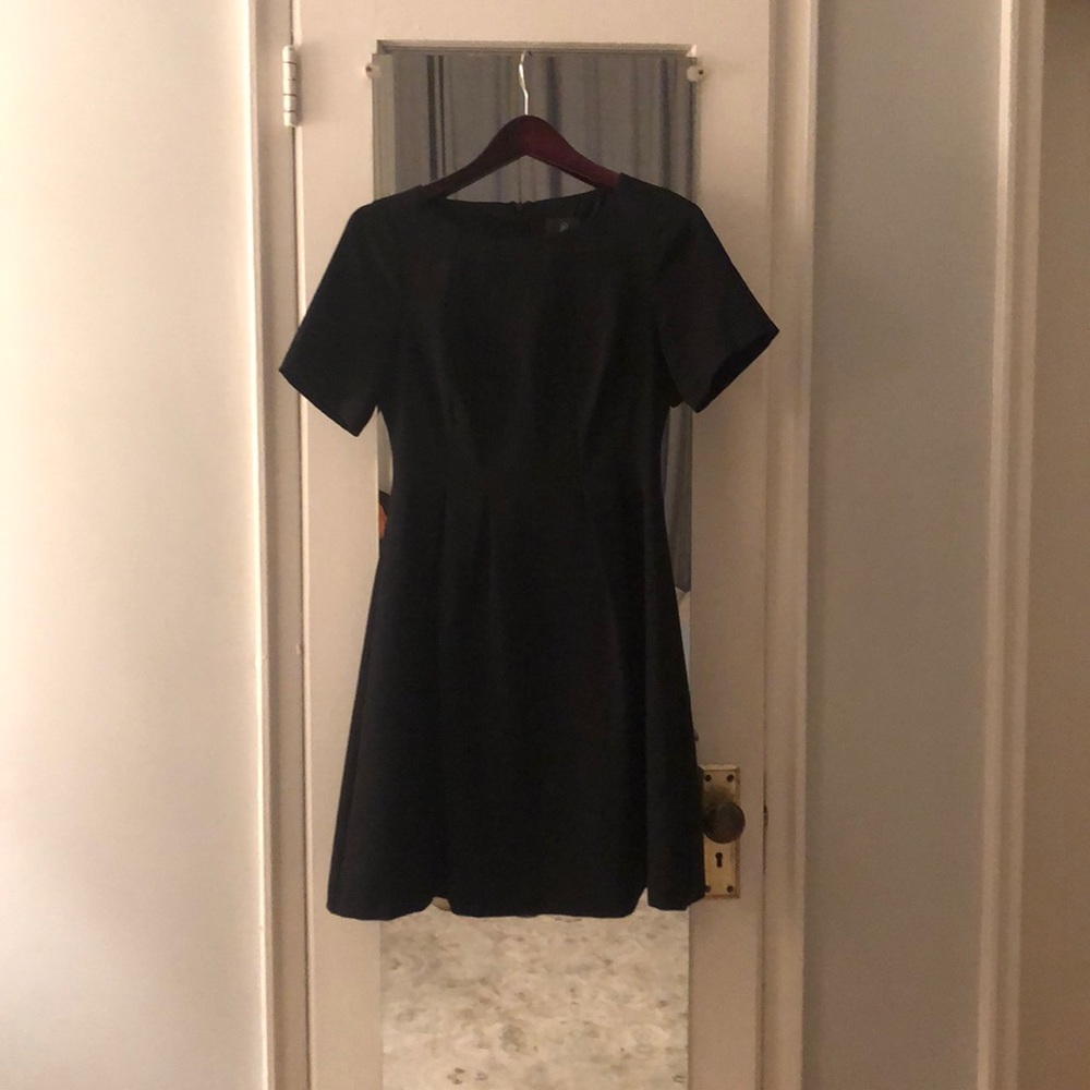 Adrianna Papell short sleeved black dress